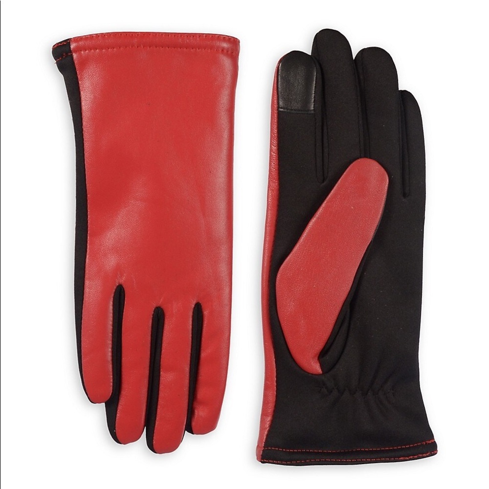 NWOT•CLUB ROCHELIER•MED/LG•LEATHER GLOVES•